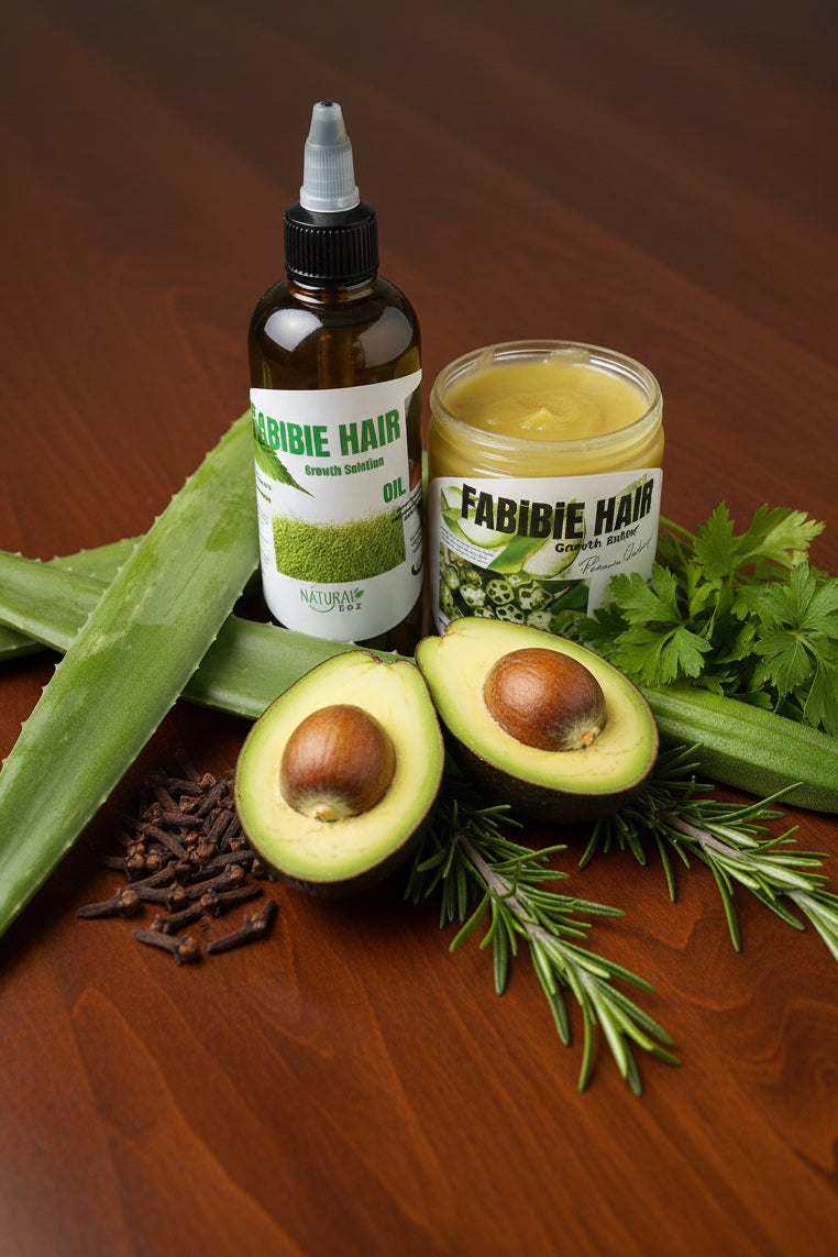 FABIBIE hair growth organic duo Oil & pomade