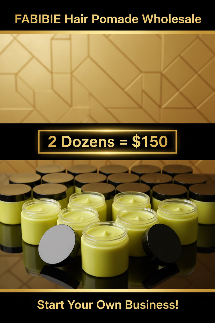 FABIBIE hair wholesale $150 only 2 douzaines pomade 6oz
